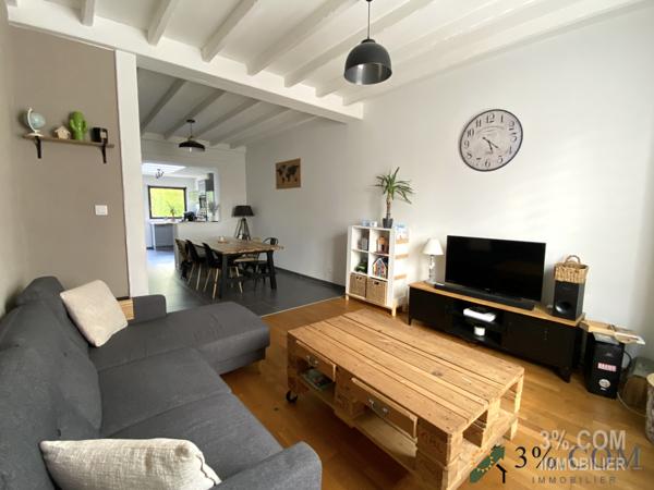 MAISON SEMI-MITOYENNE 1930 DE 107 M² AVEC 4 CH + JARDIN + GARAGE Tourcoing (59200)