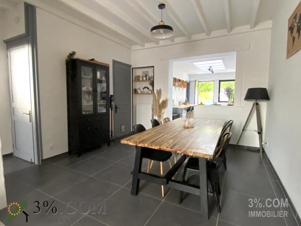 MAISON SEMI-MITOYENNE 1930 DE 107 M² AVEC 4 CH + JARDIN + GARAGE Tourcoing (59200)