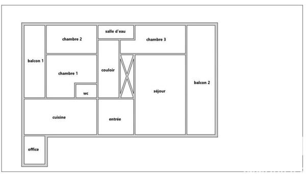 Appartement à vendre 4 pièces 77 m² Sarcelles