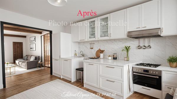 Maison de village Valensole 95 m2 avec tropézienne, garage et cave voûtée