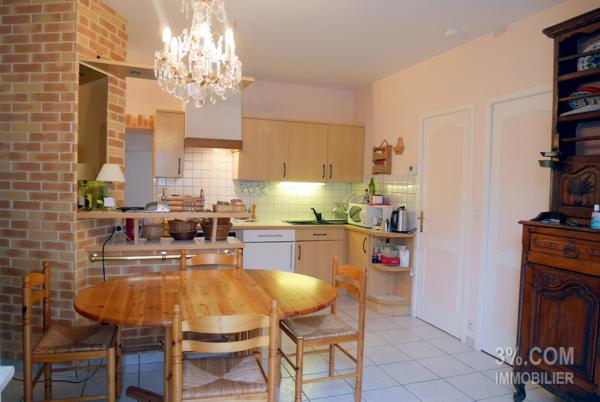 Maison Ancienne à Etage de 103 m², 3 Chambres, Terrain de 308m², garage 23 m², cave 21 m² Vertou (44120)