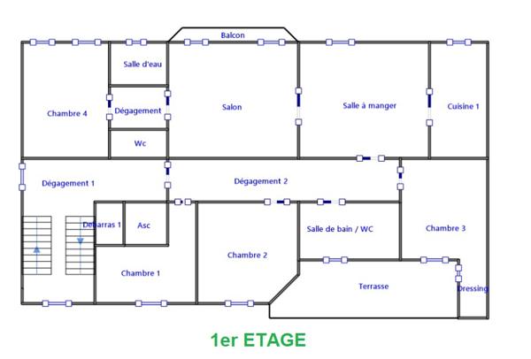 Immeuble
         17 pièces
        - 441 m² Exclusivité 840 000 € *