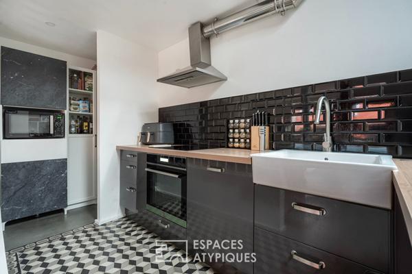 Duplex contemporain sur cour