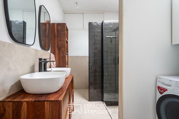 Duplex contemporain sur cour