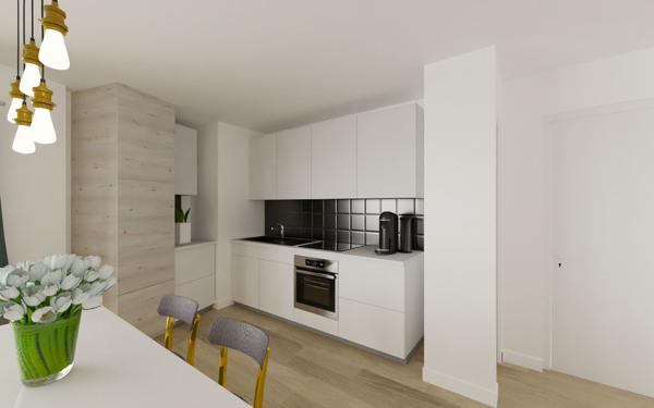 Appartement à vendre    4 pièces • 93,56 m2 Saint-Gilles