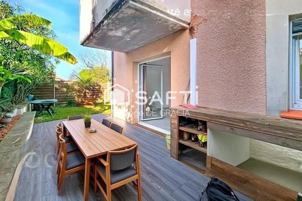 Superbe appartement T2 en rdc avec jardin