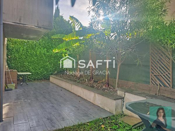 Superbe appartement T2 en rdc avec jardin