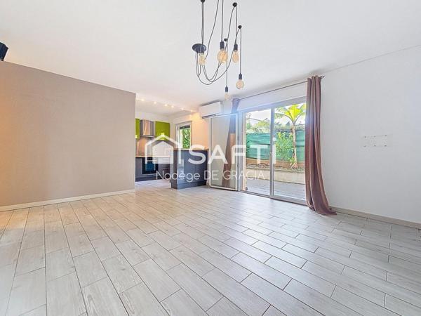 Superbe appartement T2 en rdc avec jardin