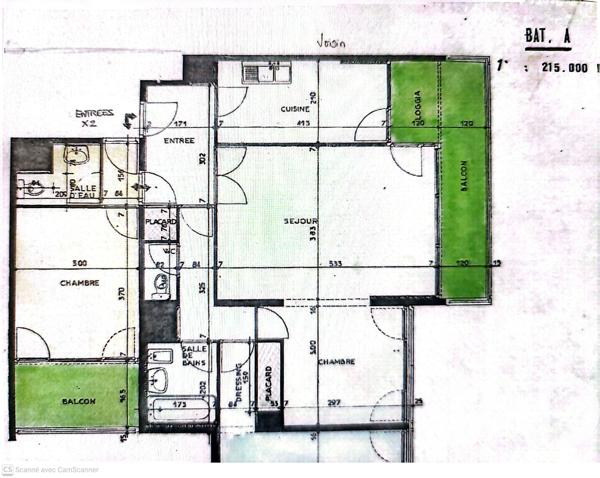 Appartement à vendre 4 pièces 82,8 m² La Madeleine