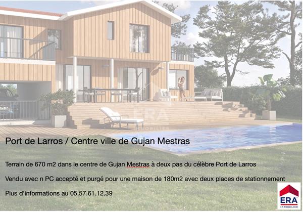 Terrain Gujan Mestras 670 m2