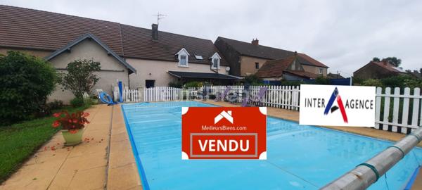 Immense maison avec terrasse à vendre à Auxonne