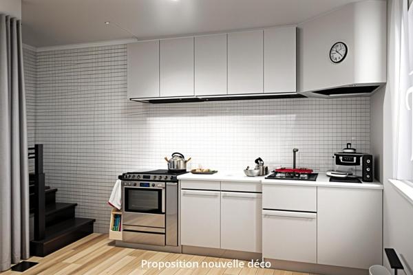 Maison 2 pièces de 55m² avec jardin, Idéal investisseur ou première acquisition