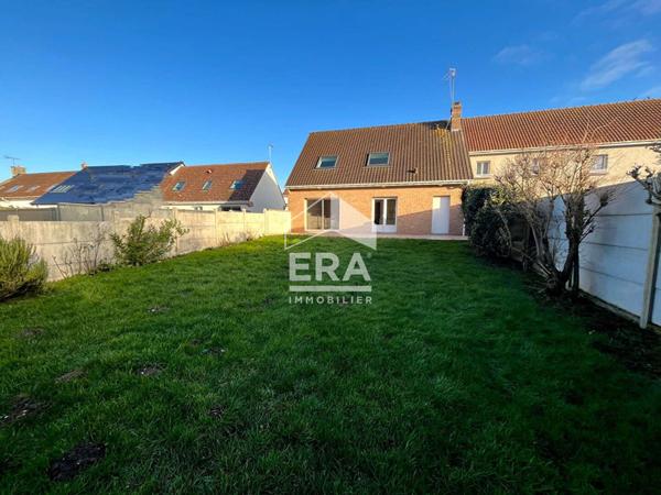 Maison sur Coquelles de 120 m2, 3 chambres, jardin, garage