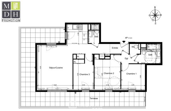 Appartement 82 m² à Saint-Maur-des-Fossés 94100