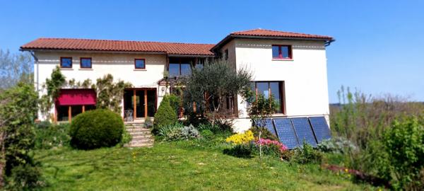 Proche Figeac, maison bioclimatique avec terrain de plus de 2600 m² Figeac