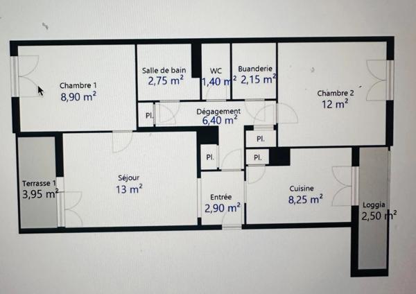 Marseille 8ème, Lapin Blanc-Bonneveine, T3 de 60m2 + Terrasse et cave.