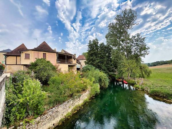 Maison ancienne - Sarlat-la-caneda SECTEUR DAGLAN- Grande maison de village avec vue sur la rivière