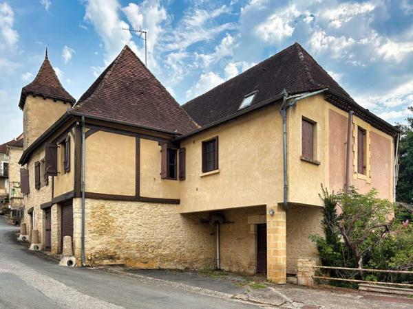 Maison ancienne - Sarlat-la-caneda SECTEUR DAGLAN- Grande maison de village avec vue sur la rivière