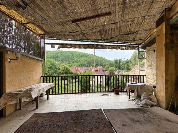 Maison ancienne - Sarlat-la-caneda SECTEUR DAGLAN- Grande maison de village avec vue sur la rivière