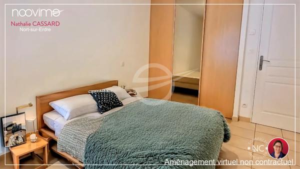 Maison de Plain-pied de 2006 - 4 chambres - double garage en village près du Canal