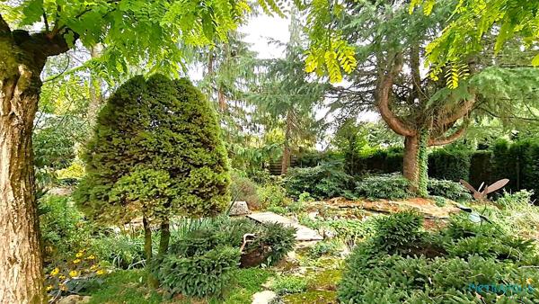 Chalon sur Saône : belle longère et son remarquable jardin paysagé