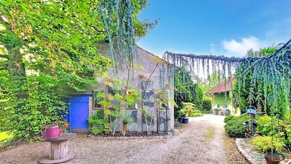 Chalon sur Saône : belle longère et son remarquable jardin paysagé