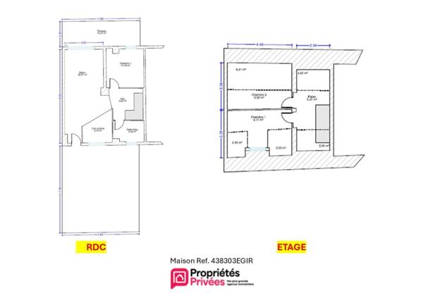 Maison Mitoyenne 3 chambres avec Jardin et Terrasse- Quartier prisé- Proches toutes commodités