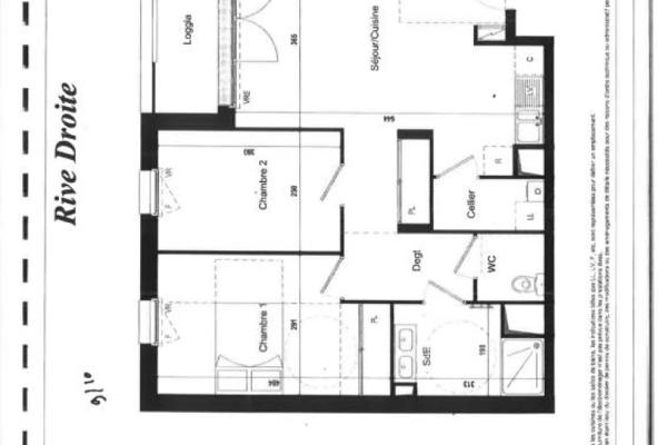 Appartement T3 - 62m² - Indre