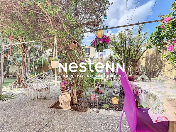 Perpignan, maison 3 faces, jardin et garage