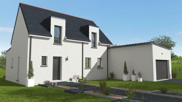 Terrain + Maison à vendre 6 pièces - 118 m²