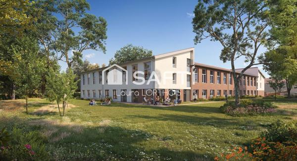 Appartement Duplex T1 bis neuf à QUINT-FONSEGRIVES avec vue Pyrénées