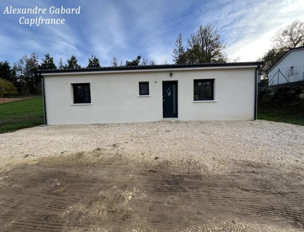 Maison de plain-pied - 2 chambres - Terrasse - Jardin clôturé