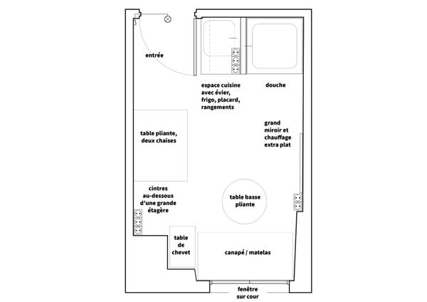 Studette optimisée – Emplacement recherché à saisir !