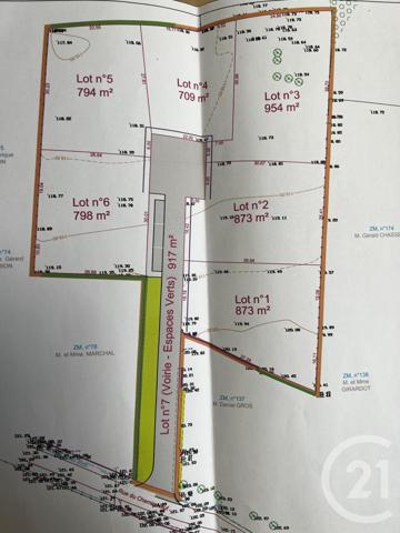 Terrain à vendre  954 m2 BOURANTON - 10