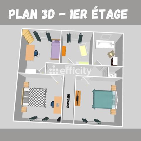 Maison 5 pièces - 101 m² Exclusivité efficity