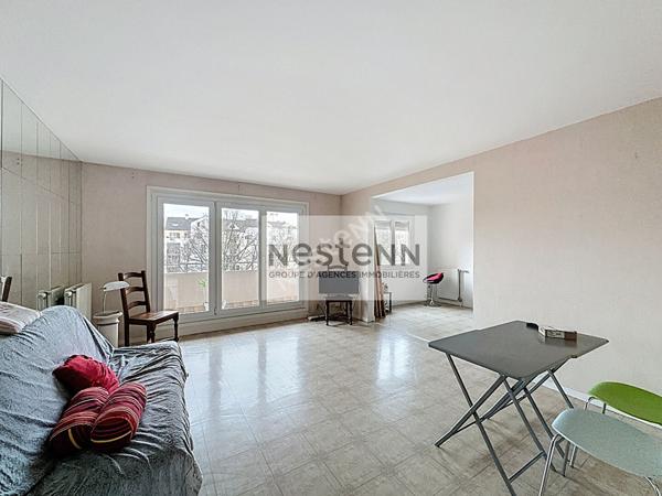 Appartement Ermont 4 pièces 79 m2- balcon - cave - box - Gare - F4- lumineux- ascenseur