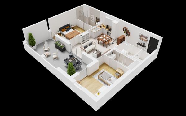 Appartement à vendre    3 pièces •  La Rochelle