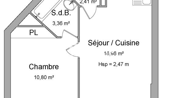 Location Appartement 2 pièces 34.74 m² - Annemasse 74100