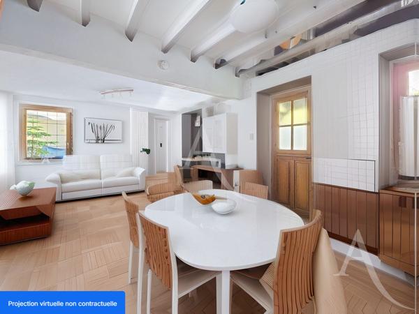 Rare dans le Vexin : maison de ville de 90m² + terrain constructible de 300 m²