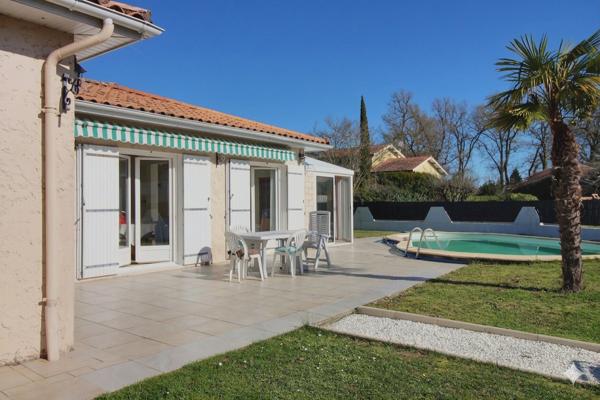 Maison plain-pied 113 m² – DPE performant – piscine – terrain 830 m² 395 000 €