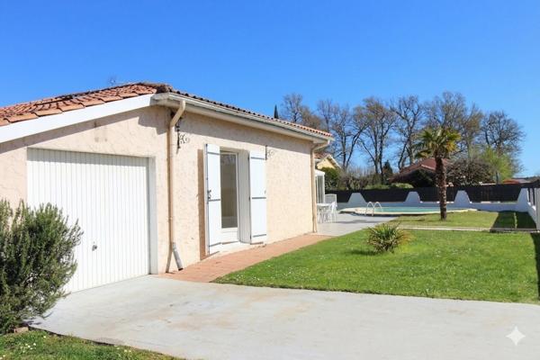 Maison plain-pied 113 m² – DPE performant – piscine – terrain 830 m² 395 000 €