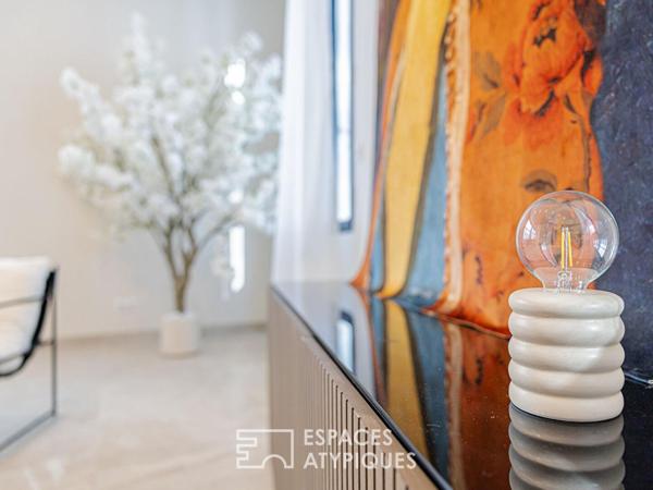 Appartement à la rénovation contemporaine, vue Loire