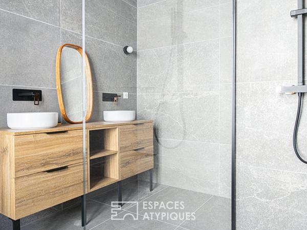 Appartement à la rénovation contemporaine, vue Loire