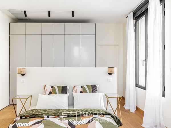 Appartement à la rénovation contemporaine, vue Loire