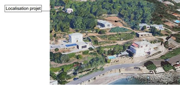 Terrain avec permis de construire à Brando : Une rareté à saisir