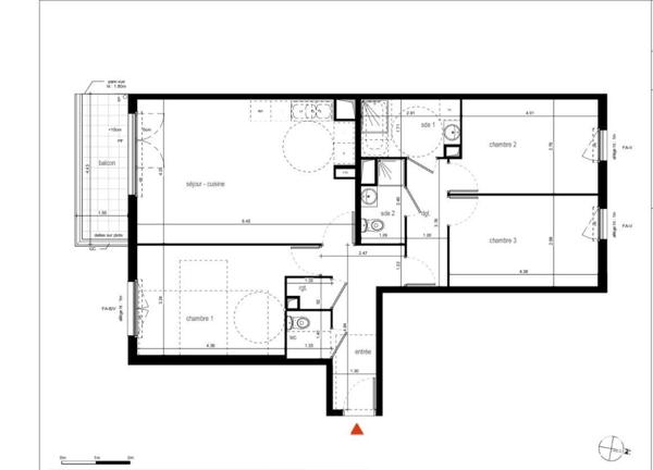 Appartement à vendre 4 pièces 88 m² Créteil