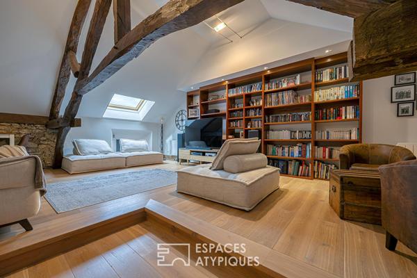 Ancienne grange entièrement rénovée avec vue