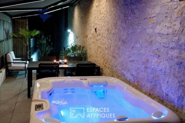 Ancienne grange entièrement rénovée avec vue