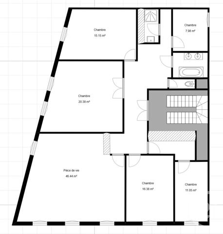 Appartement F6 à vendre  6 pièces - 145 m2 MARSEILLE - 13005