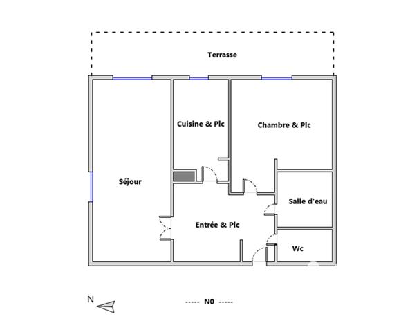 Appartement à vendre 2 pièces 48,53 m² Biot